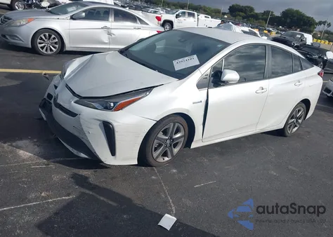 2021 Toyota Prius Xle z USA, uszkodzony, nr VIN JTDKAMFU7M3138534